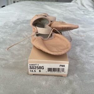 Dansoft ll Split Sole Ballet Shoes Size 13 1/2 B Pink